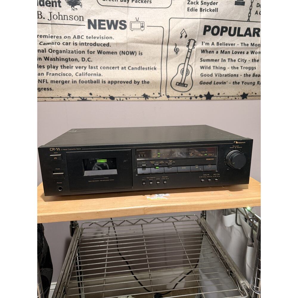 Nakamichi CR-1A 2 Head Cassette Deck